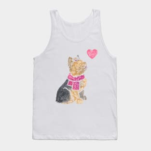 Watercolour Yorkshire Terrier Tank Top